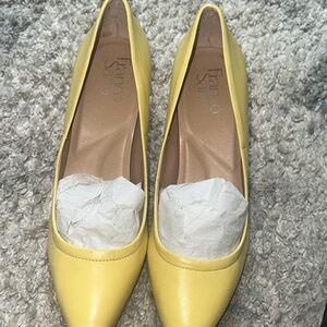 Franco Sarto Women's Yellow Pumps